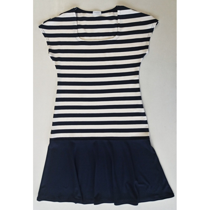 Střih - Mária, dámské šaty se sníženým pasem vel. XS-3XL