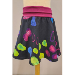 Střih - dívčí sukýnka s kapsami vel. 86-122