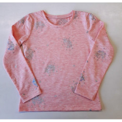 Střih - Lucka, dívčí tričko s dlouhým rukávem vel. 86-122