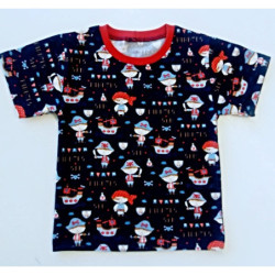 Střih - chlapecké tričko s krátkým rukávem vel. 86-122