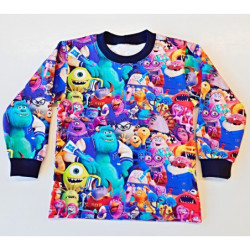 Střih - tričko chlapecké s dlouhými rukávy vel. 128-170