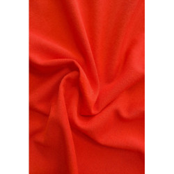 Bavlněný úplet jednolíc - červená