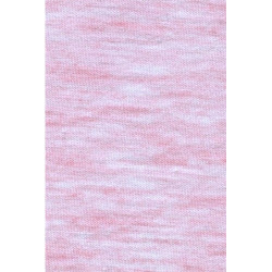 Bavlněný úplet oboulíc - růžová, melír