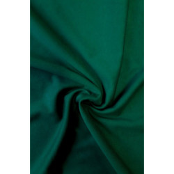 Bavlněný úplet s elastanem jednolíc - zelená tmavá