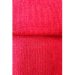 Bavlněný úplet s elastanem patent/náplet 1:1 - červená