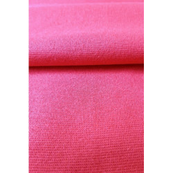 Bavlněný úplet s elastanem patent/náplet 1:1 - korálová