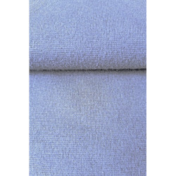 Bavlněný úplet s elastanem patent/náplet 1:1 - šedá, světlá