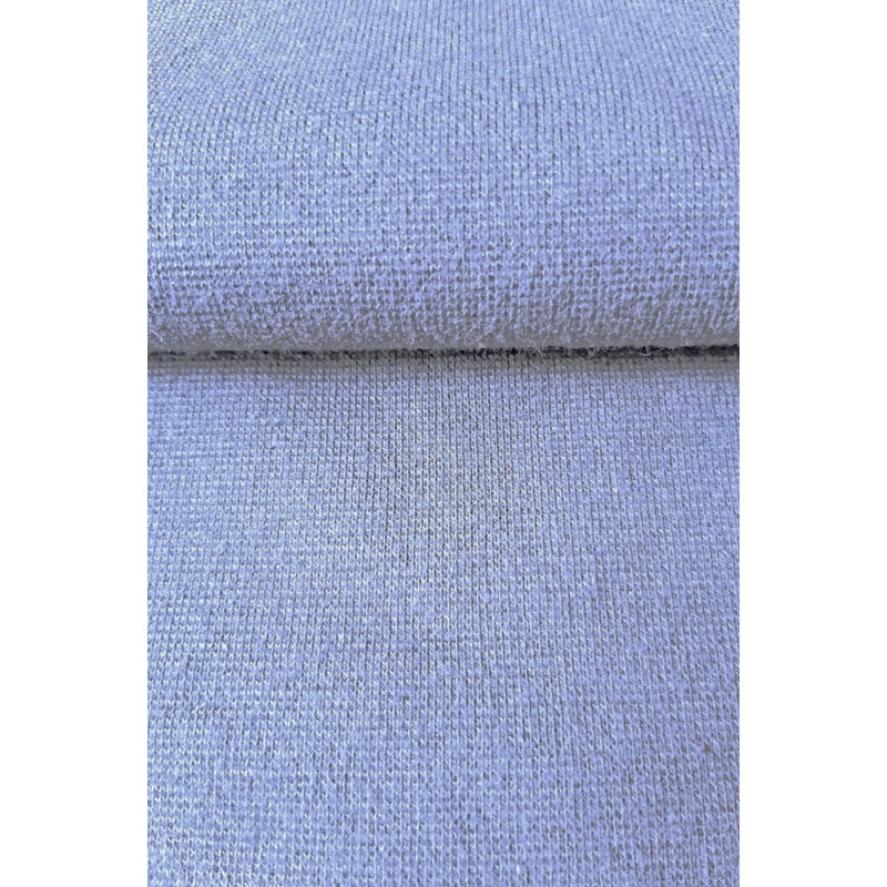 Bavlněný úplet s elastanem patent/náplet 1:1 - šedá, světlá