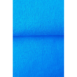 Bavlněný úplet s elastanem patent/náplet 1:1 - tyrkys