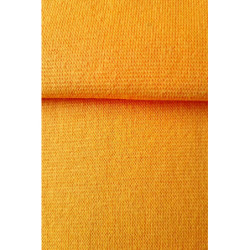 Bavlněný úplet s elastanem patent/náplet 1:1 - žlutá sytá