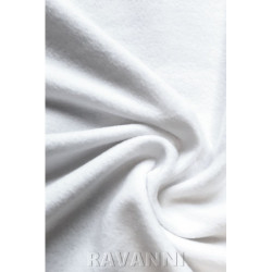 Fleece, jednobarevný - bílá 280g