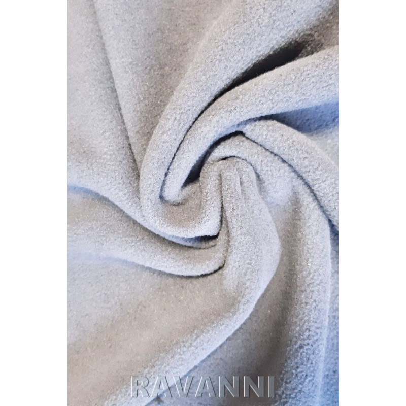 Fleece, jednobarevný - stříbrno-šedá 280g