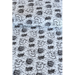 Jednolíc s licenčním potiskem - Shrek, melír