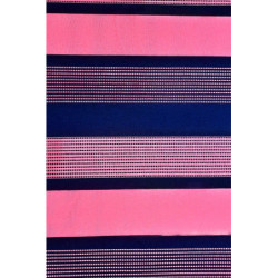 Proužek viskóza/elastan, navy/meruňková