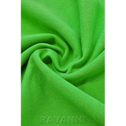 Teplákovina nepočesaná, jednobarevná - zelená 290