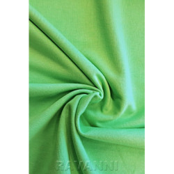 Teplákovina nepočesaná, jednobarevná - zelená, světlá 290