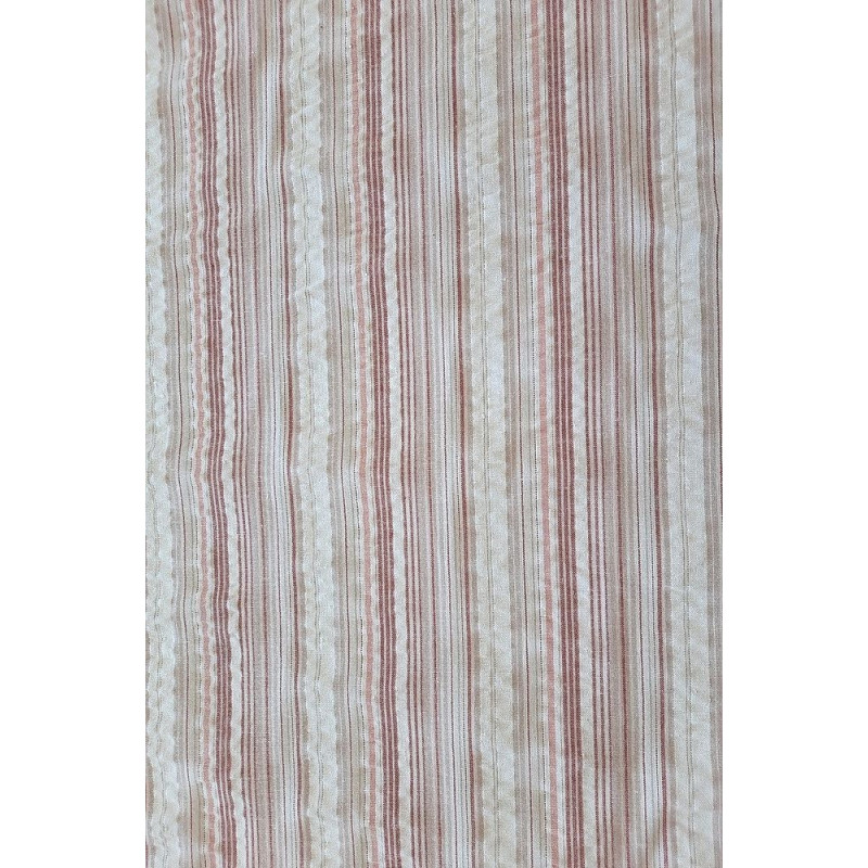 Tkanina - bavlněný krep s proužky