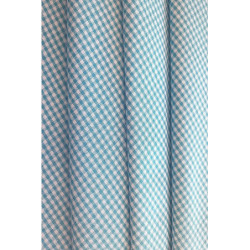Tkanina s pepito kostkou tyrkys