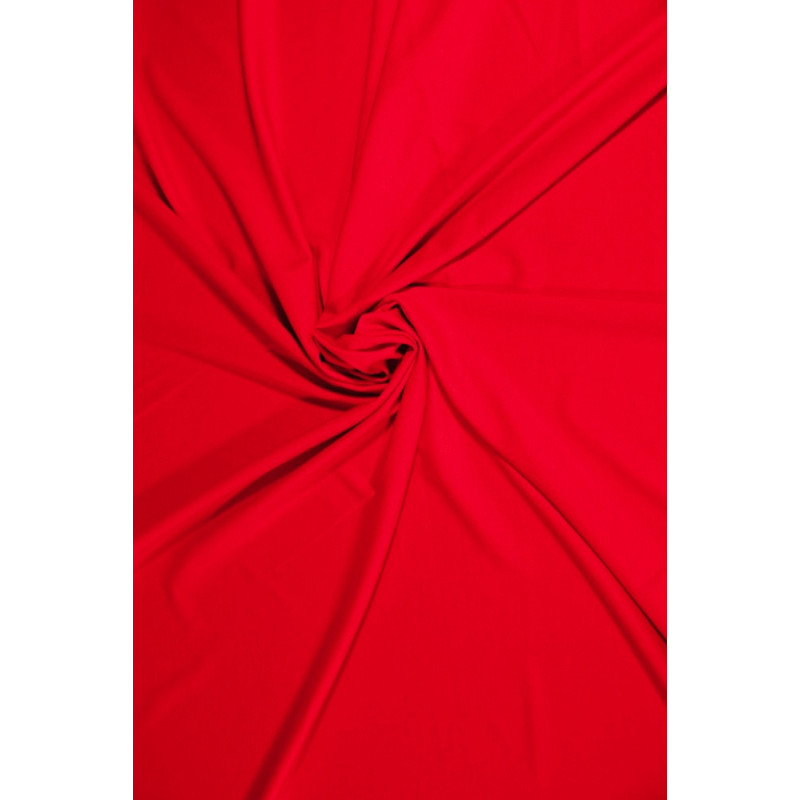 Viskóza jednobarevná - červená