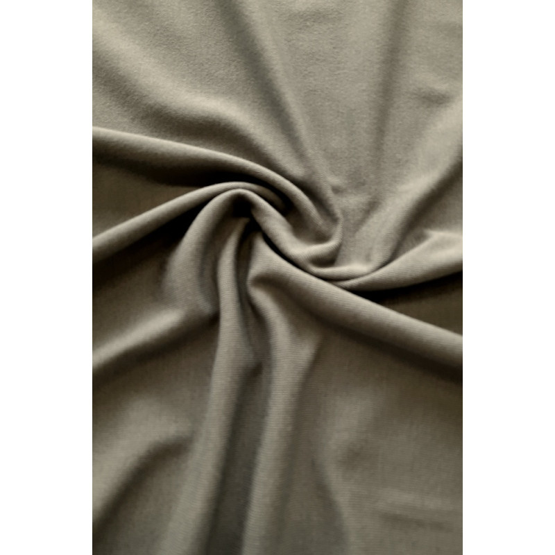 Viskóza jednobarevná - khaki