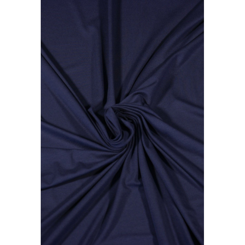 Viskóza jednobarevná - tmavě modrá