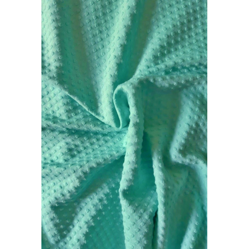 Viskóza jednobarevná, plastický nopek - mint