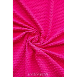Viskóza jednobarevná, plastický nopek - pink