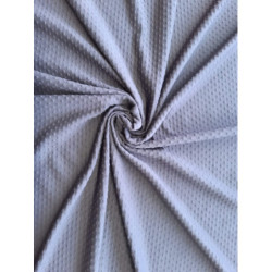 Viskóza jednobarevná, plastický nopek - stříbrošedá