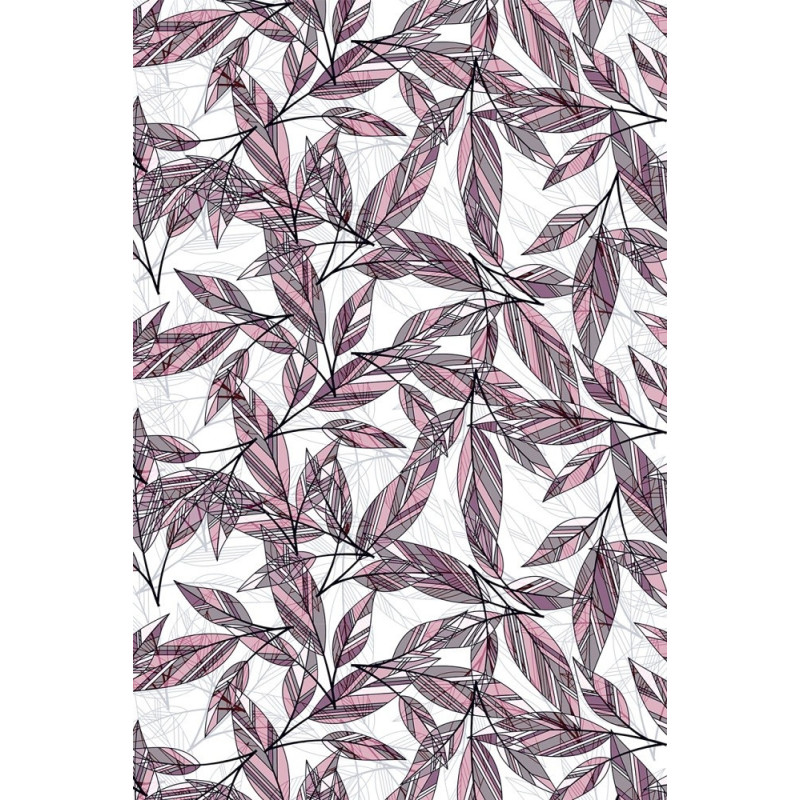 Viskóza tisk - lístky, prémiová kvalita