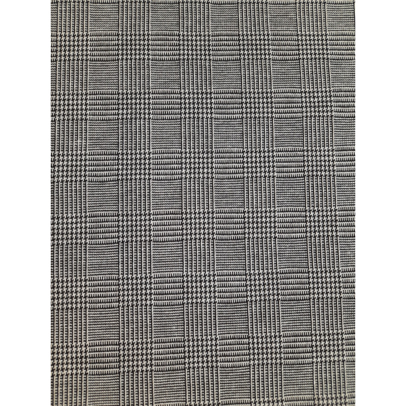 Šatovka žakár Esterházy - černá s odstíny šedé