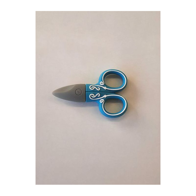 USB flash - design - nůžky - 32GB - tyrkys