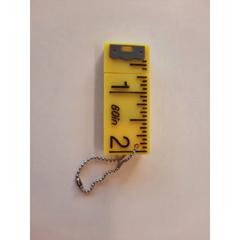 USB flash - design - metr - 32GB - žlutá