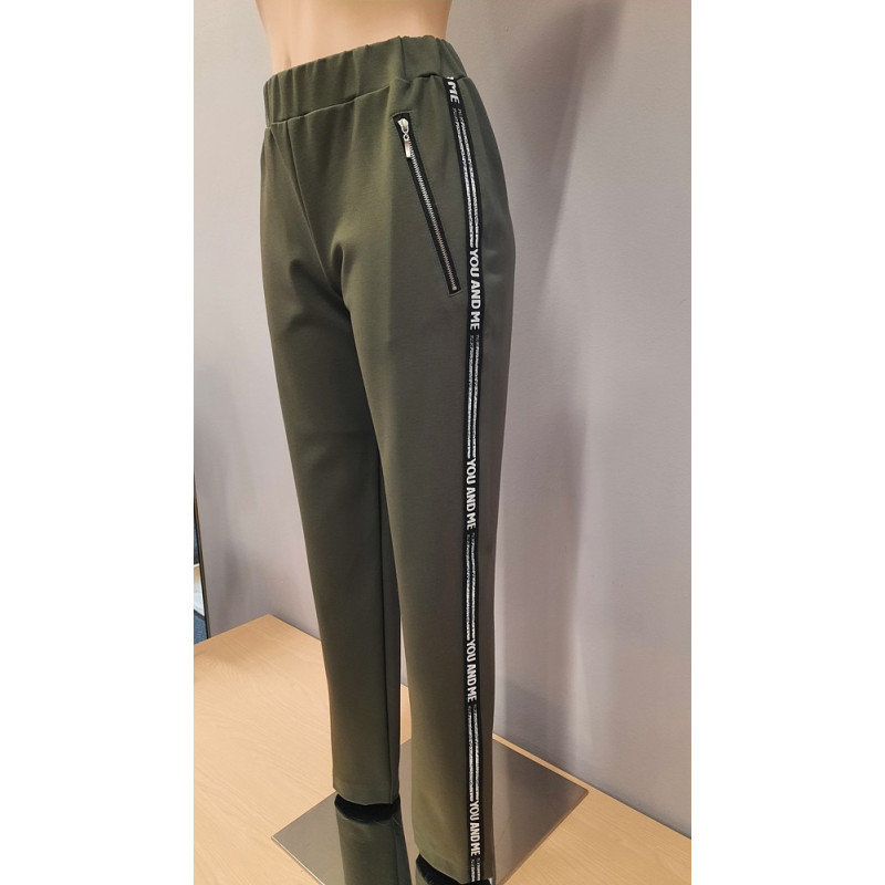 Střih - Stela, dámské kalhoty s lampasem vel. 36-50