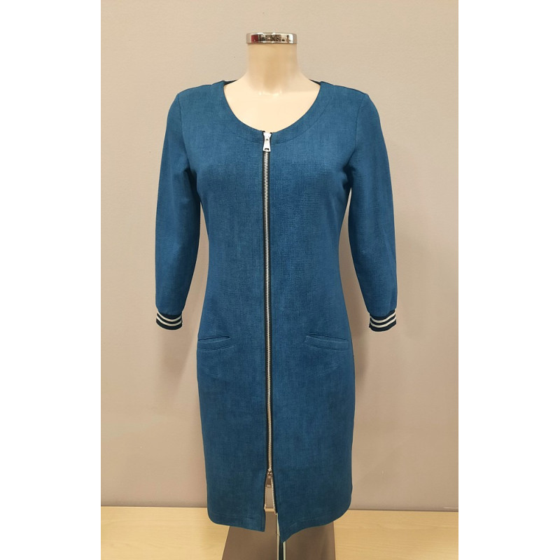 Střih - dámské celopropínací šaty vel. 36-50