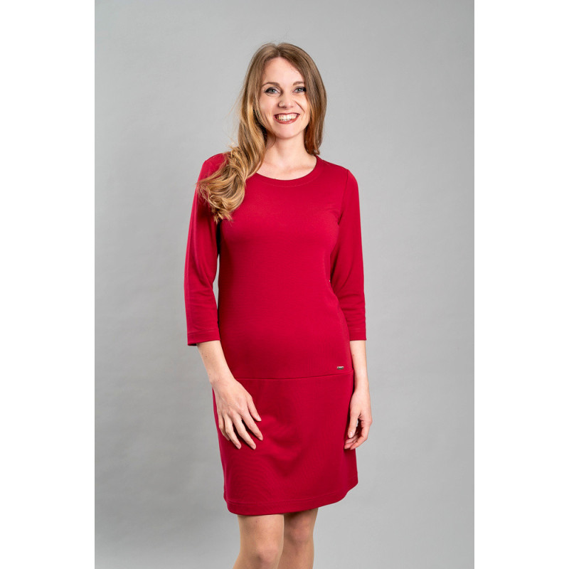 Dámské šaty Blanka, jednobarevné