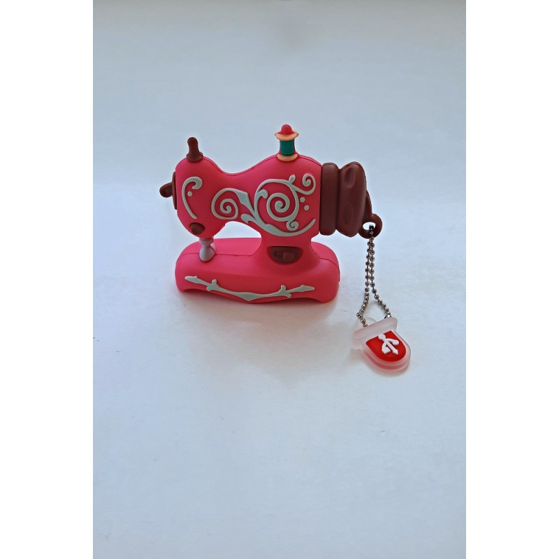 USB flash - design - šicí stroj - 32GB - růžová