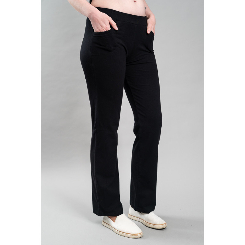 Dámské legíny dlouhé s kapsami