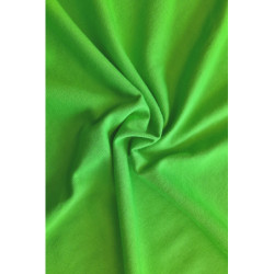 Bavlněný úplet jednolíc - zelená