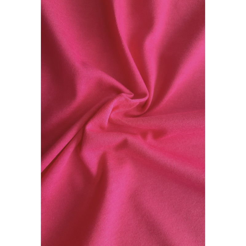 Bavlněný úplet jednolíc - melounová