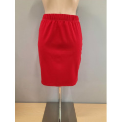 Střih - dámská krátka sukně s rozparkem vel. 36-50