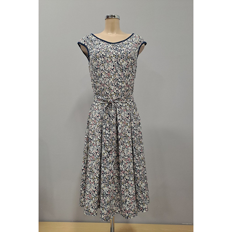 Střih - Cindy, dámské letní šaty s vázačkou vel. 36- 50