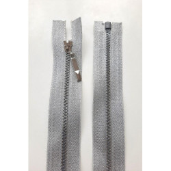 Dlouhý zip dělitelný - středně hrubý 55 cm, zuby 6 mm