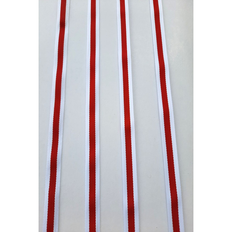 Lampas proužky bílá/červená