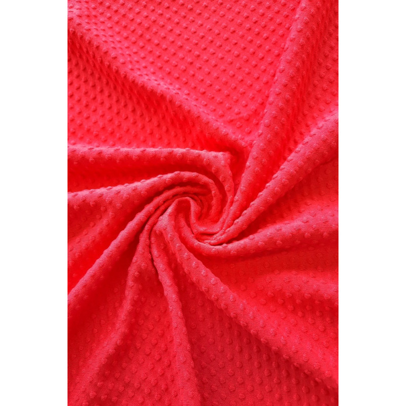 Viskóza jednobarevná, plastický nopek - červená