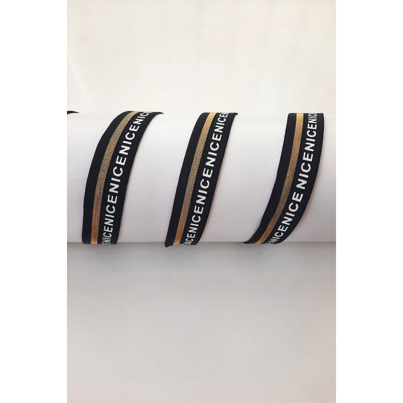 Pruženka/lampas NICE zlatá