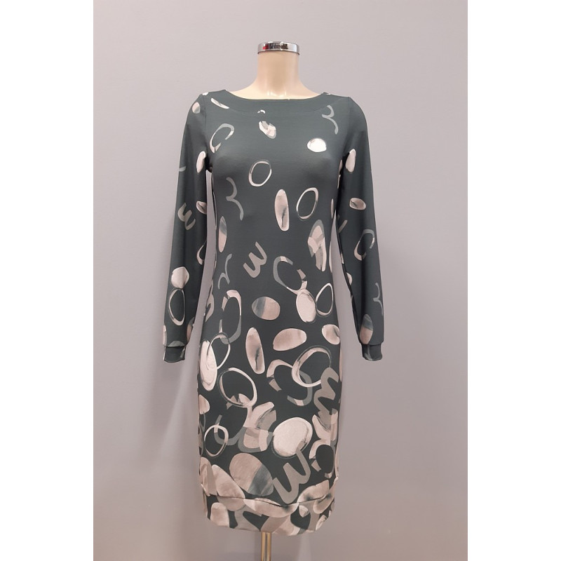 Střih - Elvíra, dámské šaty s originálním výstřihem vel. S-3XL