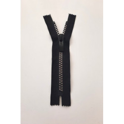 Krátký zip kapsový - středně hrubý, 16 cm, zuby 8 mm, plast "Y"