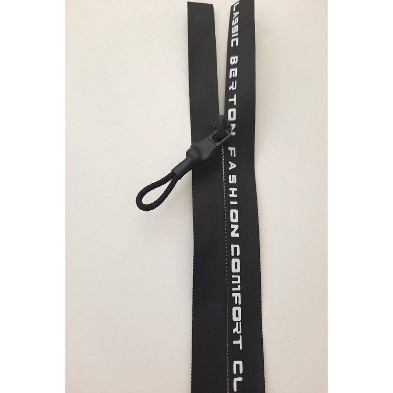 Krátký zip kapsový - potisk jemný, 16 cm, spirála 4 mm, plast