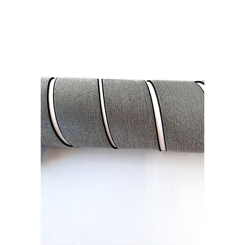 Pruženka, černá/stříbro, 50