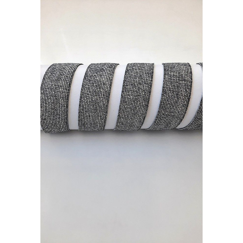 Pruženka, černá/stříbrná, 30